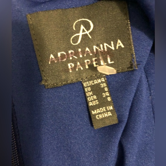 Adrianna Papell Open Back Lace Dress - Picture 8 of 9